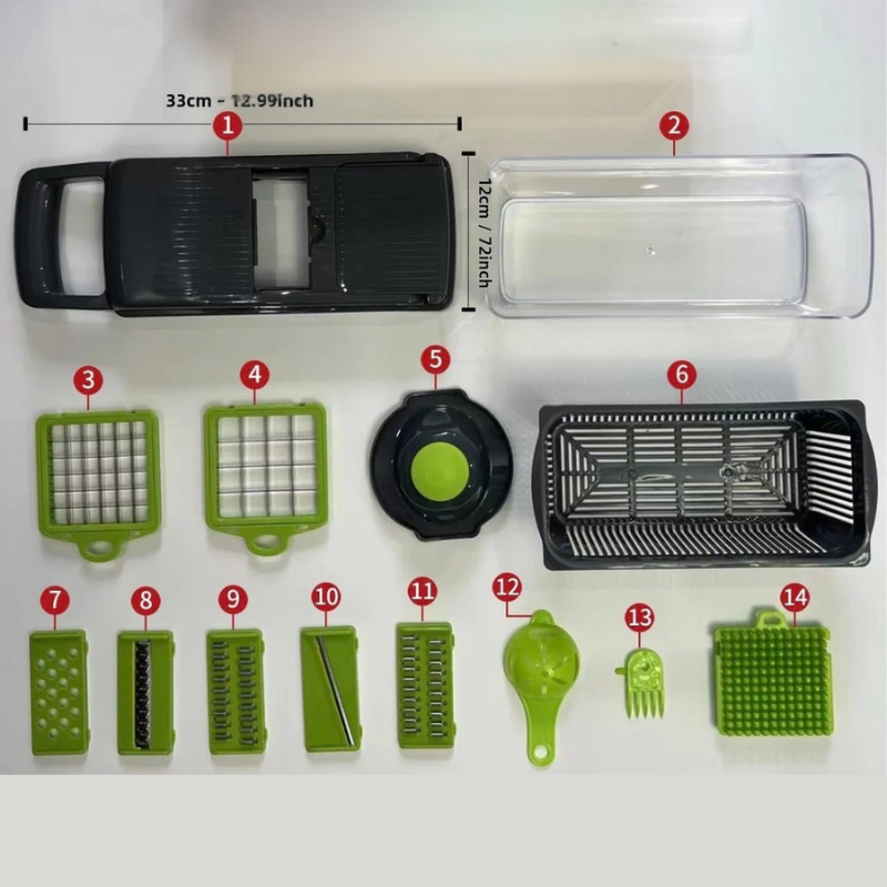 QuickPrep 14-in-1 Gemüseschneide