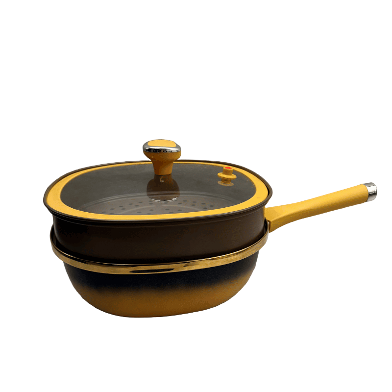 Culinara™ Titan-Antihaftpfanne mit 12 Zoll Durchmesser und Deckel