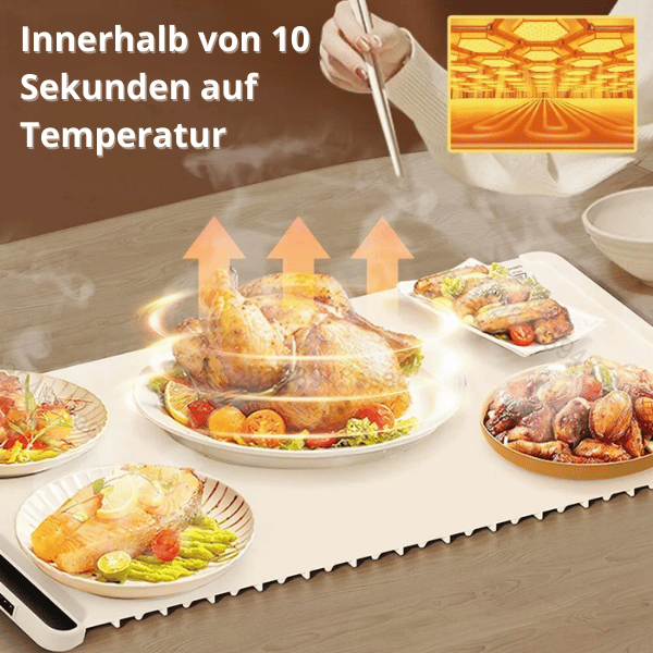 Stayhot – Elektrisch beheizte Tischunterlage