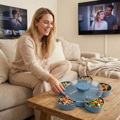 SpinServe-Snackschale Mit Fächern