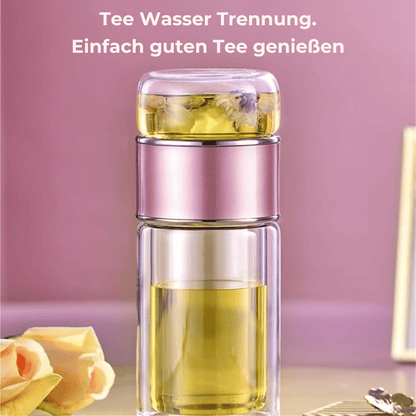 TeaNGo - Glas Tee Infuser Flasche