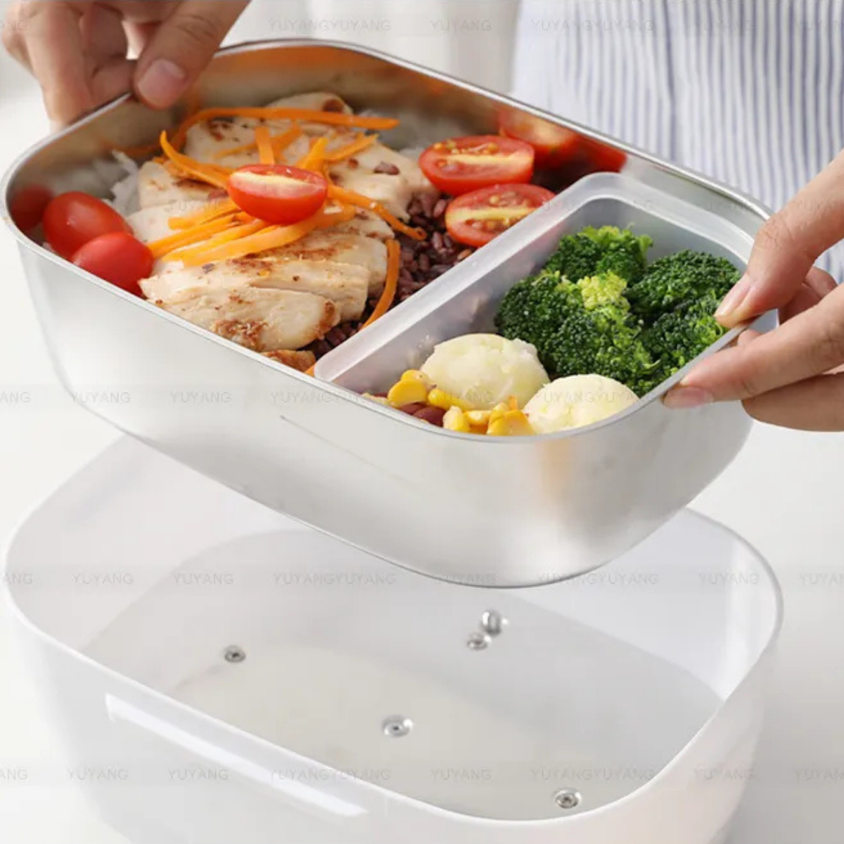 Warm & Essen - Elektrisch beheizte Lunchbox