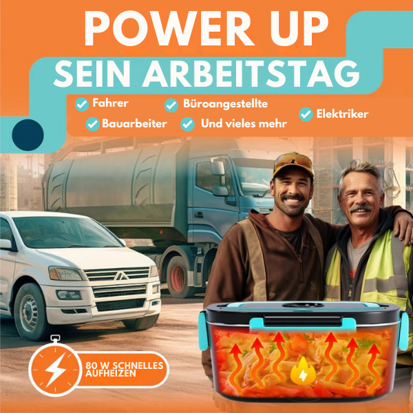 Warm & Essen - Elektrisch beheizte Lunchbox