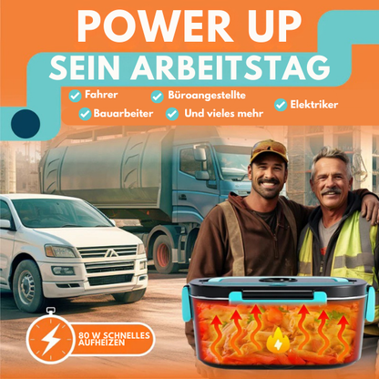 Warm & Essen - Elektrisch beheizte Lunchbox