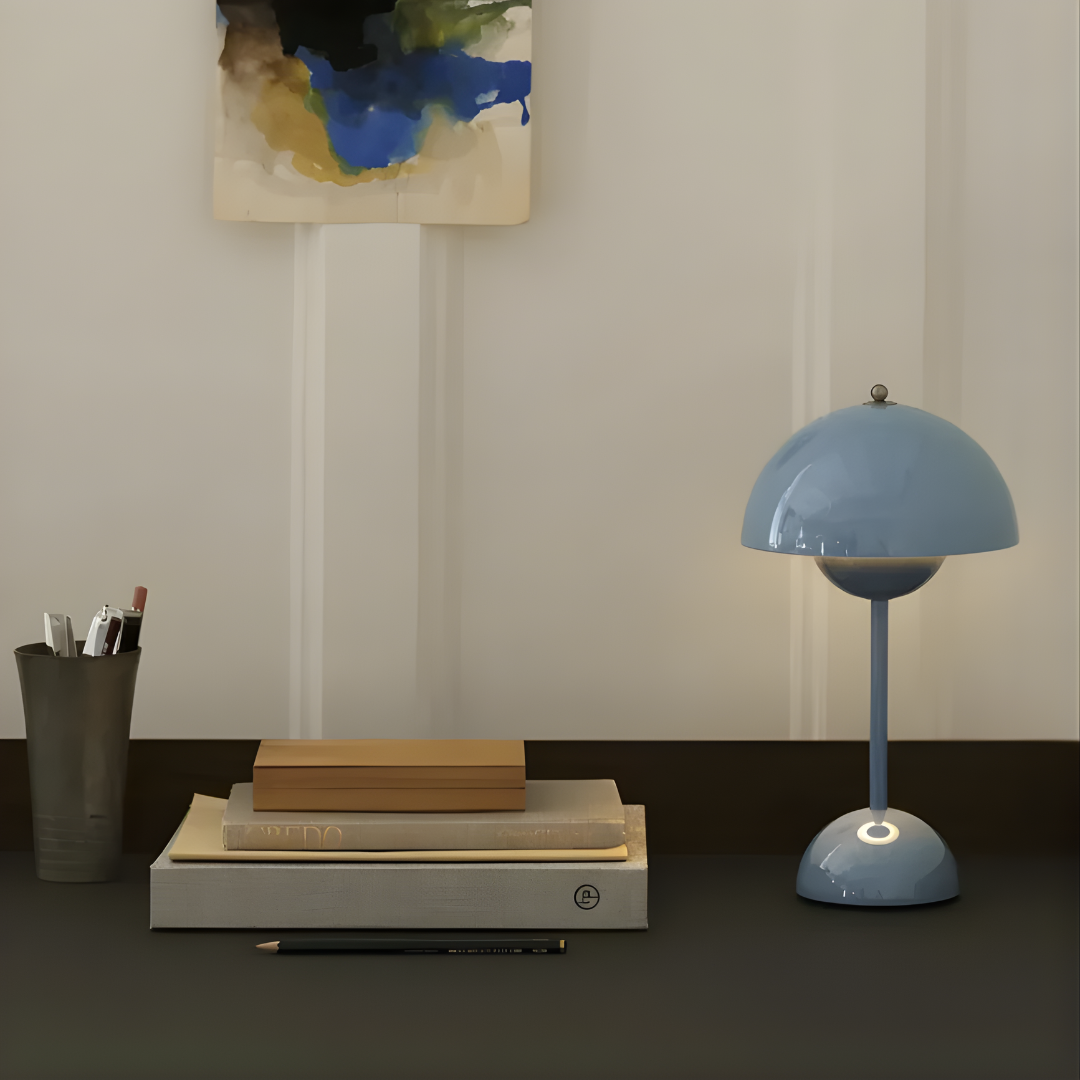 NordGlow Touch Tischlampe – Wiederaufladbare LED-Lampe