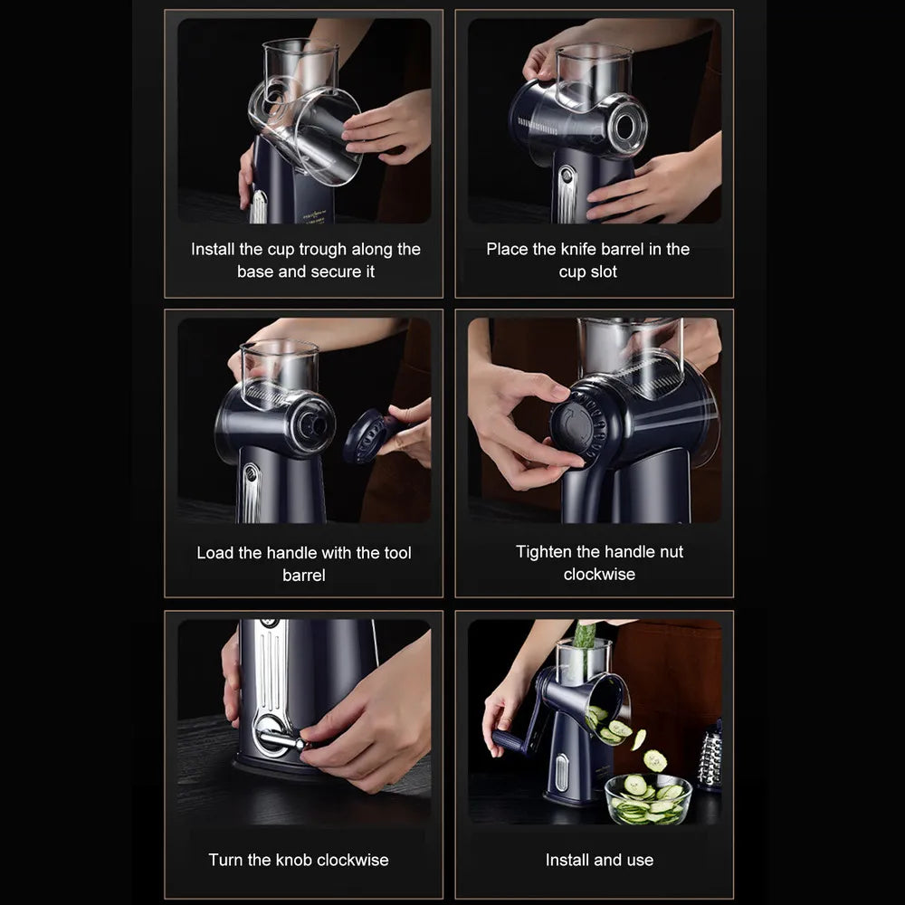 Twisting Shredder – 5-in-1-Küchengerät