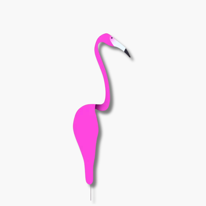 Flamingo-Gartenornament – wetterfest
