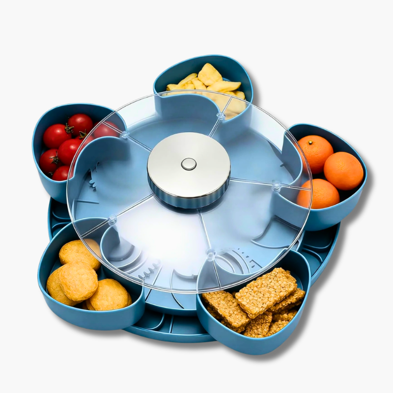 SpinServe-Snackschale Mit Fächern