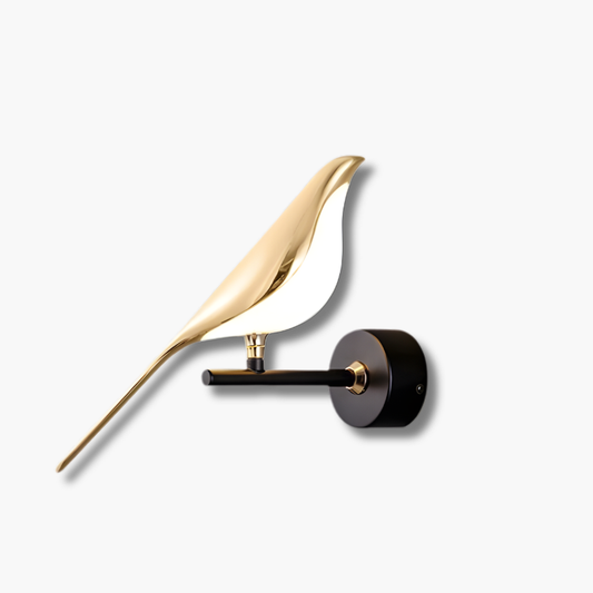 AviaryGlow Moderne Wandleuchte Vogel