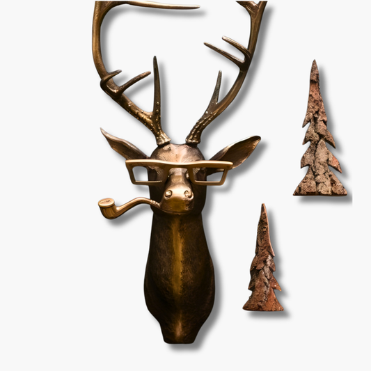 WildCharm Wanddekoration mit Tierkopf