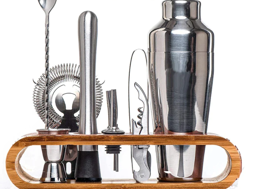 Luxuriöses Metall-Bar-Set
