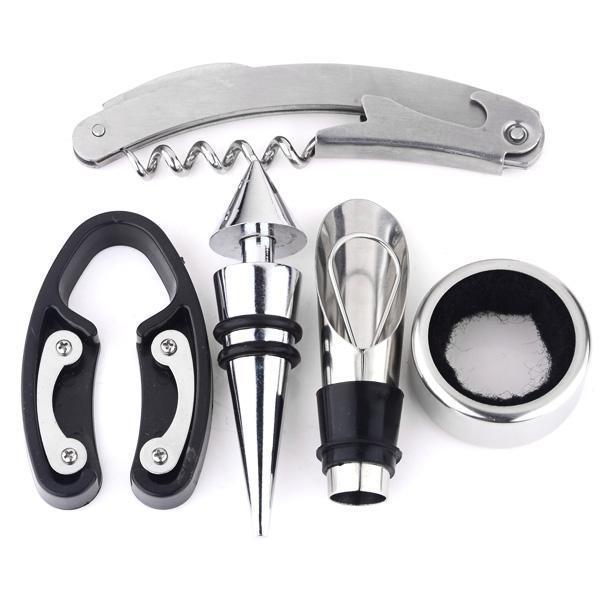 Luxus-Weinflaschenöffner-Set Deluxe-Geschenkset (5-teilig)