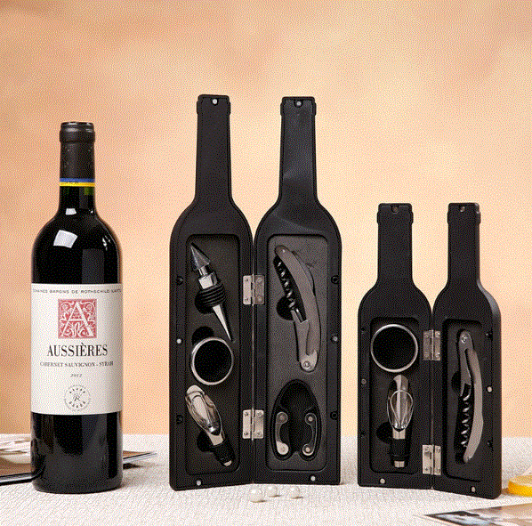 Luxus-Weinflaschenöffner-Set Deluxe-Geschenkset (5-teilig)