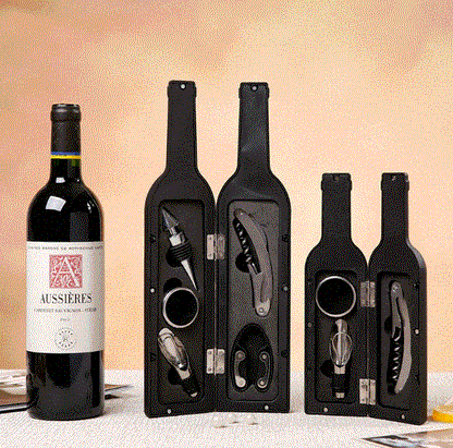 Luxus-Weinflaschenöffner-Set Deluxe-Geschenkset (5-teilig)