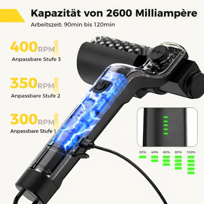 PowerSpin Elektrische Grillbürste