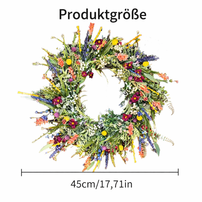 BloomHaven Blumenkranz für die Tür – handgefertigt