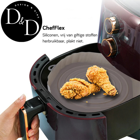ChefFlex – Herbruikbare airfryer Siliconen schaaltjes