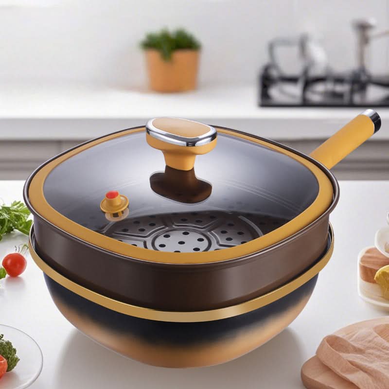 Culinara™ Titan-Antihaftpfanne mit 12 Zoll Durchmesser und Deckel
