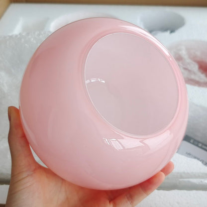 Marshmallow Kronleuchter Gold Rosa Glas Deckenleuchte