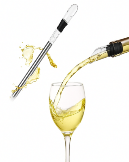 Wein einschenken mit Ausgießer